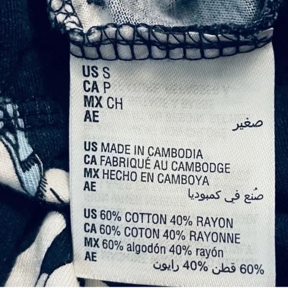 Jenni Polar Bear Print Pajama Bottoms Loungewear Pants Blue White Size S - Picture 5 of 8